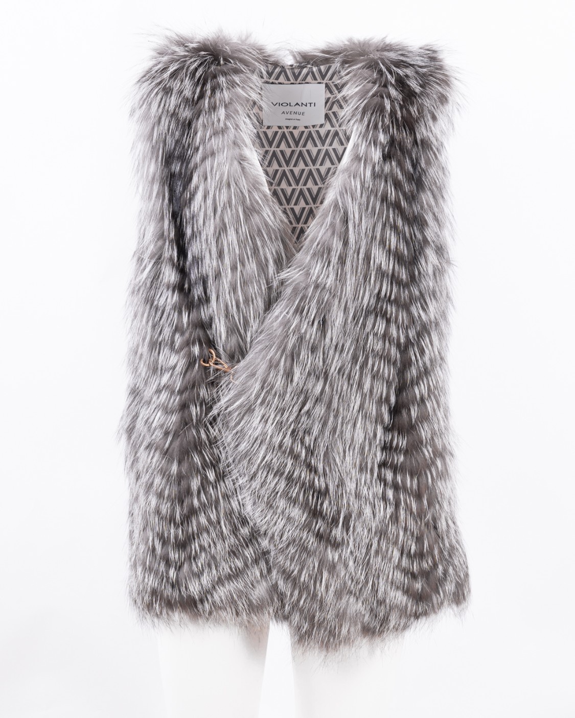 shop VIOLANTI  Gilet: Violanti gilet in pelliccia.
Senza maniche.
Chiusura con gancino.
Vestibilità regolare.
Composizione: 100% Volpe.
Fabbricato in Italia.. VL207G 5700-577 number 1529426